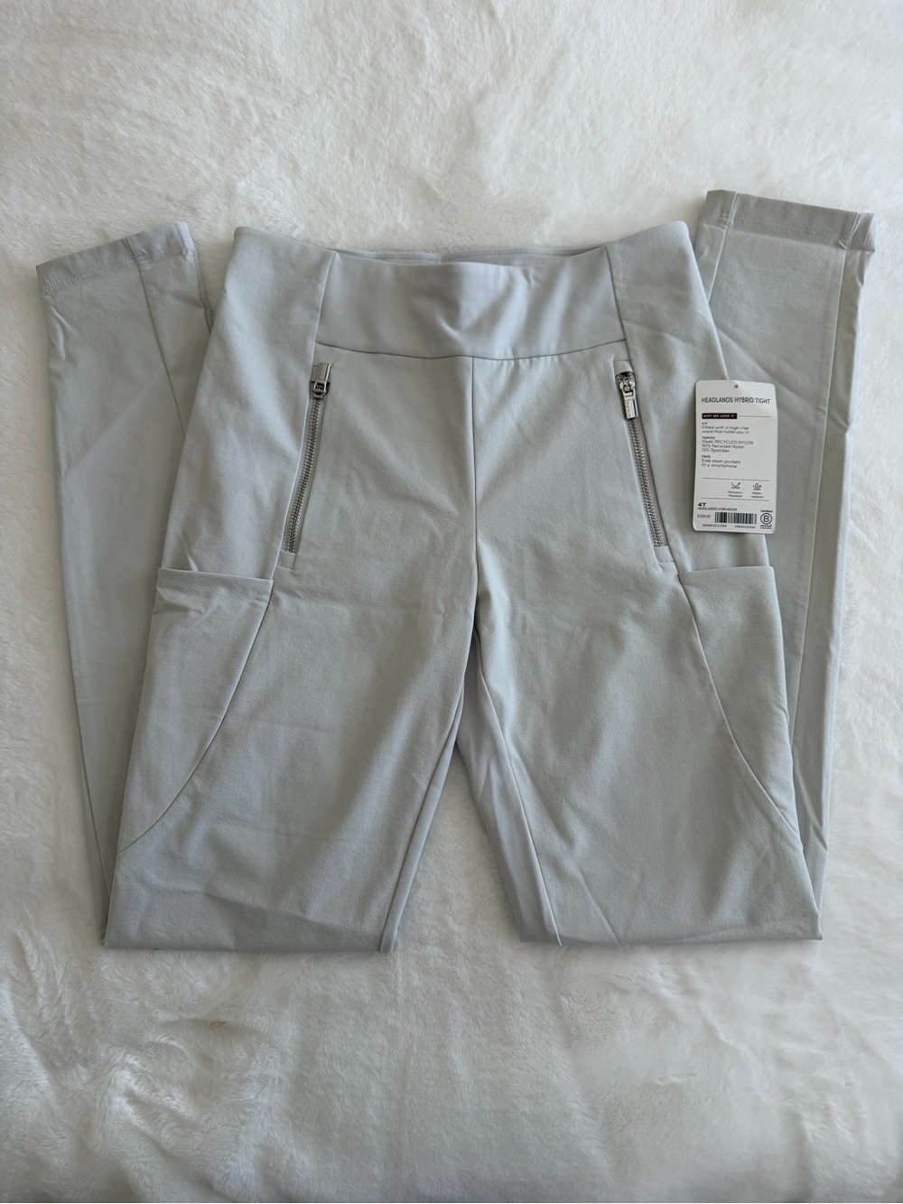 NWT athleta Gray headlands hybrid tight, 4 Tall